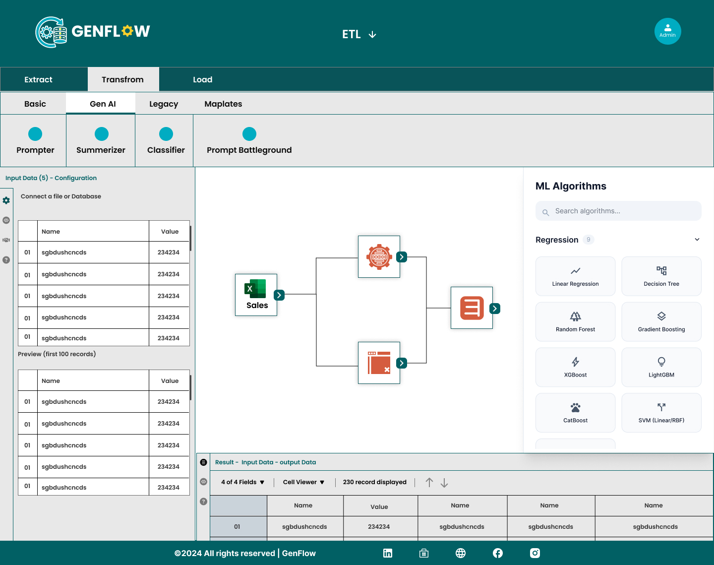 Genflow UI 12